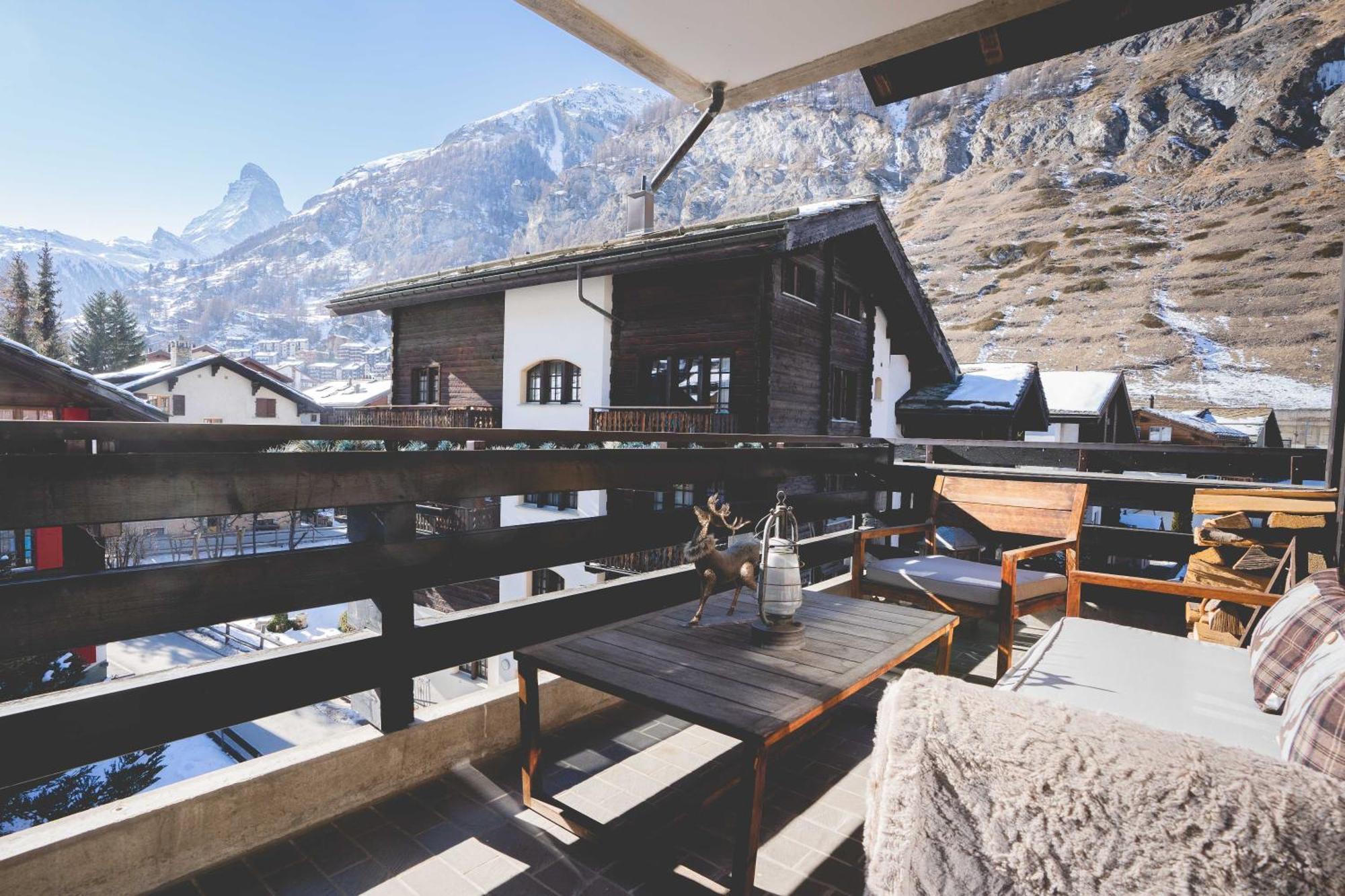 Stylish Home With Matterhorn View In The Center Ζερμάτ Εξωτερικό φωτογραφία